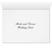 Rosa Tischkarte mit Blumenmuster (Innenansicht Horizontal (Unten))