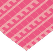 Rosa Tischläufer (Ecke)