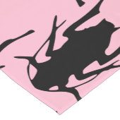Rosa Tischläufer (Ecke)