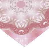 Rosa Tischläufer (Ecke)