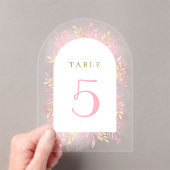 Rosa Tischnummer (Insitu (Handheld))