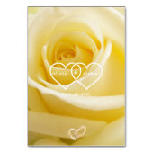 Rosa Tischnummer (Rückseite)