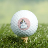 Rosa Titleist Pro V1 Golfbälle 3 Stk. (Insitu T-Shirt)