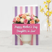 Rosa Tochter Karte Lovely (Gelbe Blume)