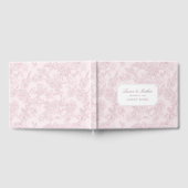 Rosa Toile Hochzeitsgästebuch Gästebuch (Voll)