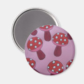 Rosa Toilettenartikel Magnet (Vorderseite/Rückseite)