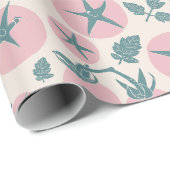 Rosa Tomaten Geschenkpapier (Rolleneckpunkt)