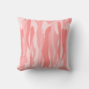 Rosa Ton Abstract Tarnung  Kissen