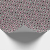 Rosa Ton-Muster-Packpapier Geschenkpapier (Ecke)