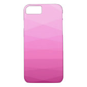 Rosa Töne Polygonal Case-Mate iPhone Hülle (Rückseite)