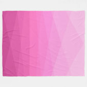 Rosa Töne Polygonal Fleece Blankon (Vorderseite (Horizontal))