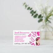 Rosa Töne Reinigung, Reparatur, Instandhaltung Lad Visitenkarte (Stehend Vorderseite)