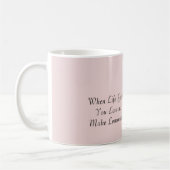 Rosa Topf Gelbe Zitrone Pflanze Kaffeetasse (Links)