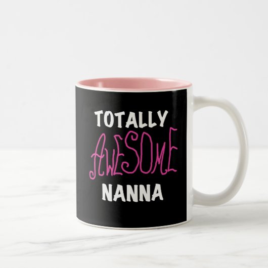 Rosa total fantastische Nanna T - Shirts und Zweifarbige Tasse (Rechts)