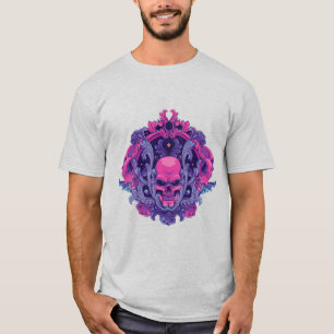 Rosa Totenkopf  T-Shirt