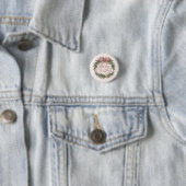 Rosa traditioneller Weihnachtskranz | Pinkmas Button (Beispiel)