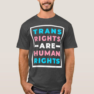 Rosa Transitrechte sind Menschenrechte T-Shirt