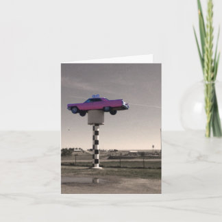 Rosa Transportgestell Karte