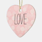 Rosa Traum Keramikornament (Links)