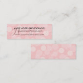 Rosa Traum Mini Visitenkarte (Vorne/Hinten)