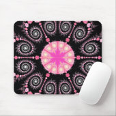 Rosa Traum Mousepad (Mit Mouse)