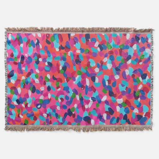 Rosa Traum Print Decke (Vorderseite)