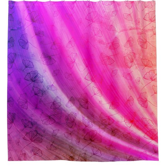 Rosa Träume Duschvorhang (Vorderseite)