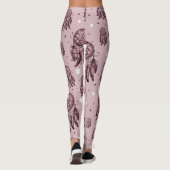 Rosa Träumerei Leggings (Rückseite)