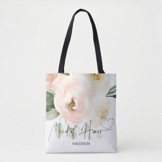 Rosa Trauzeugin Brautparty Geschenk Tasche (Vorderseite)
