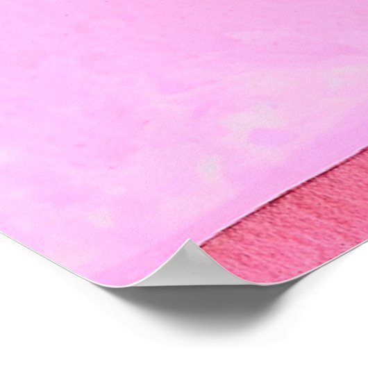 *~* Rosa Tree Künstlerische Ätherische DIY Zitat S Poster (Ecke)