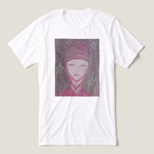 Rosa Tri-Blend Shirt (Design Vorderseite)