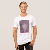 Rosa Tri-Blend Shirt (Vorderseite voll)