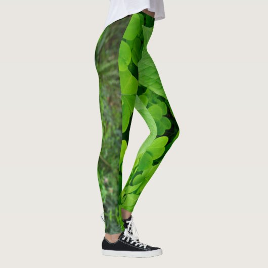 Rosa Trillium Blume Leggings (Rechts)