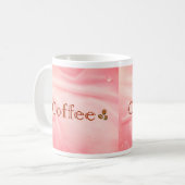 Rosa Trinkmug Kaffeetasse (Vorderseite Links)