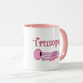 Rosa Trompete Tasse (VorderseiteRechts)