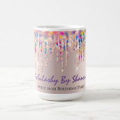 Rosa Tropfen Brautparty Sweet 16. Kaffeetasse (Mittel)