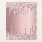 Rosa Tropfen mit dem Namen 2026 Planer (Rückseite)