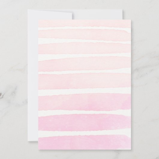 Rosa tropische Aloha zwei Geburtstage Einladung (Rückseite)