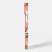 Rosa tropische Blume Personalisiert Case-Mate iPho iPhone Hülle (Rückseite / Links)