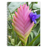 Rosa tropische Pflanze Notizblock (Vorderseite)