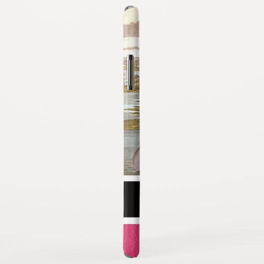 Rosa tropische Rose Spoonbill Case-Mate iPhone Hülle (Hinten/Rechts)