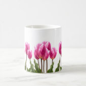 Rosa Tulip Blume / Ostern Kaffeetasse (Mittel)
