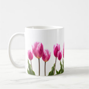 Rosa Tulip Blume / Ostern Kaffeetasse