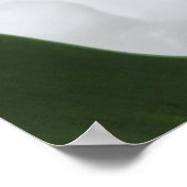 Rosa Tulip im Schnee Poster (Ecke)