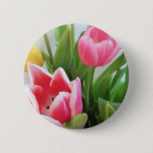 Rosa Tulips, Blumenstrauß, Blume Button