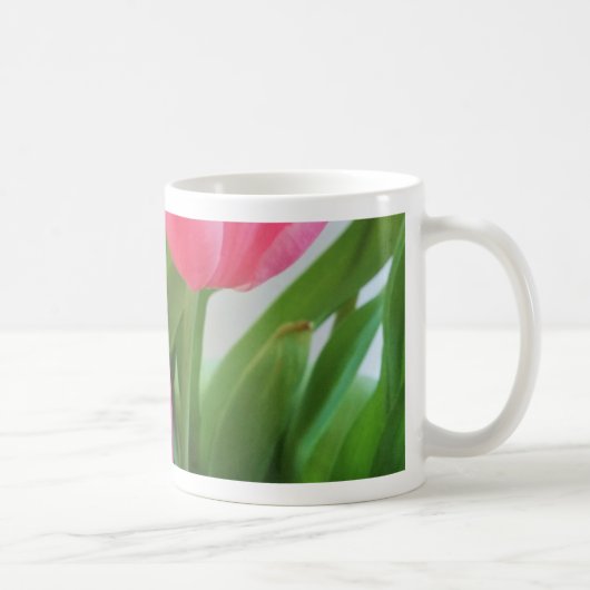 Rosa Tulips, Blumenstrauß, Blume Kaffeetasse (Rechts)
