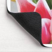 Rosa Tulips, Blumenstrauß, Blume Mousepad (Ecke)
