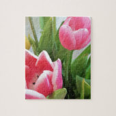 Rosa Tulips, Blumenstrauß, Blume Puzzle (Vertikal)