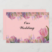 Rosa Tulips Hochzeit (Vorne/Hinten)