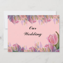 Rosa Tulips Hochzeit